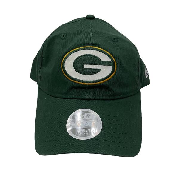 New era womens Green Bay packers glitter logo hat - Picture 1 of 4